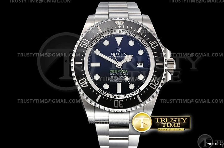0509 Colorful ROLSD097A – Deep Sea Dweller Blue 126660 904L SS Noob V10 A 1019